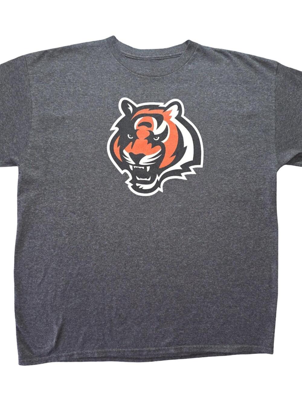 Cincinnati Bengals NFL Graphic T-Shirt Youth XL — Grey Charcoal